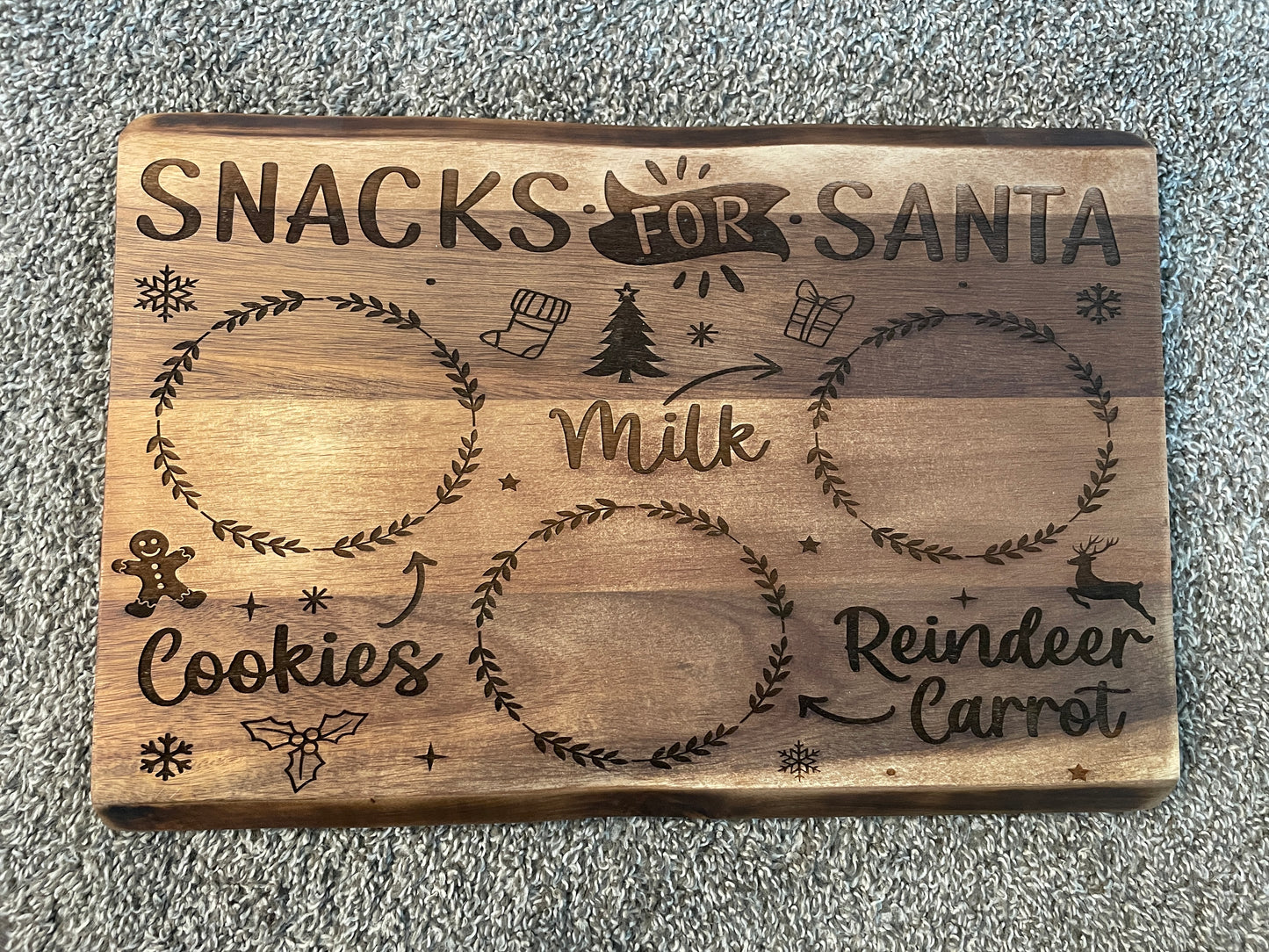 Treats for Santa tray