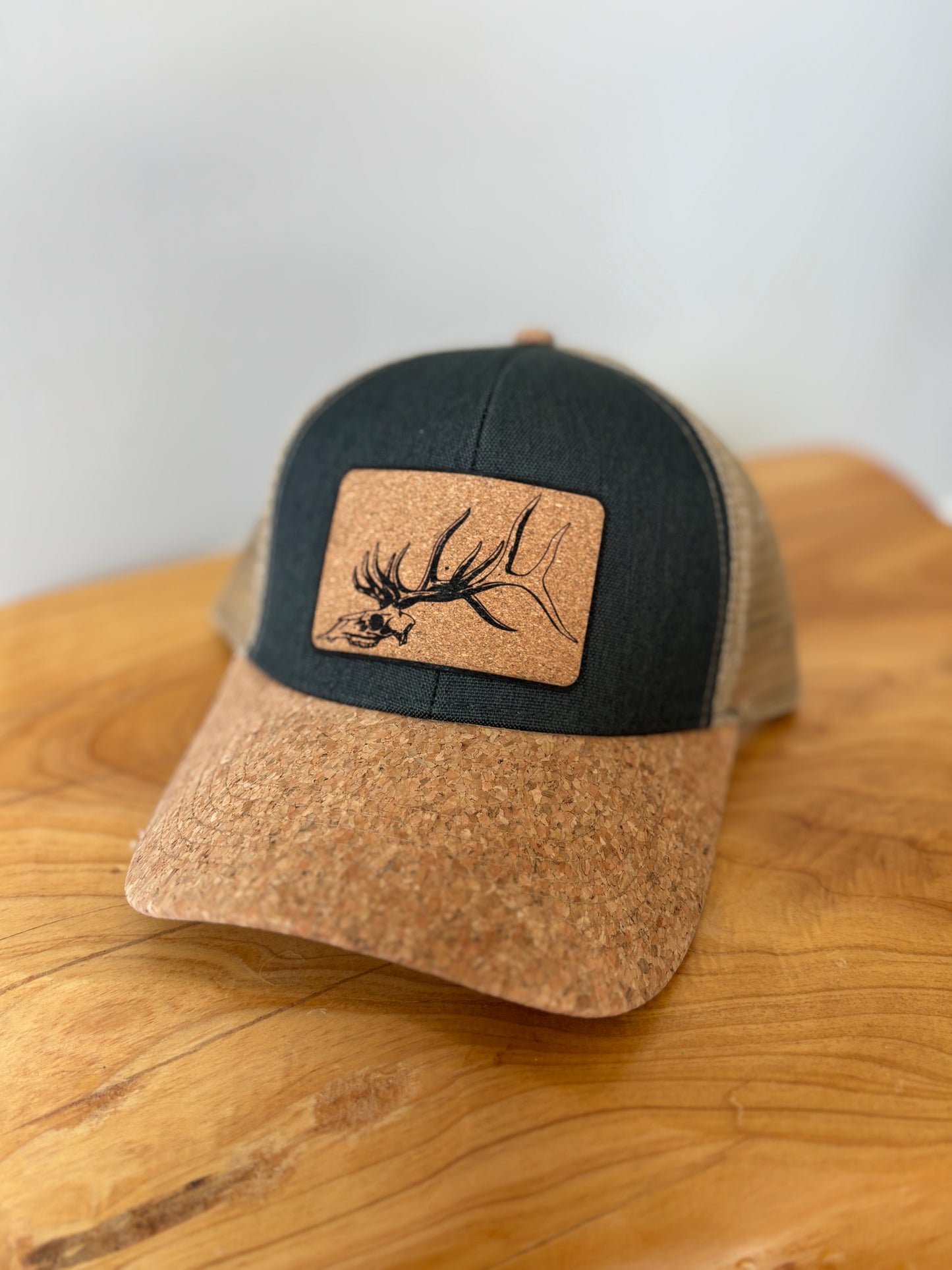 Elk Skull Cork Hat