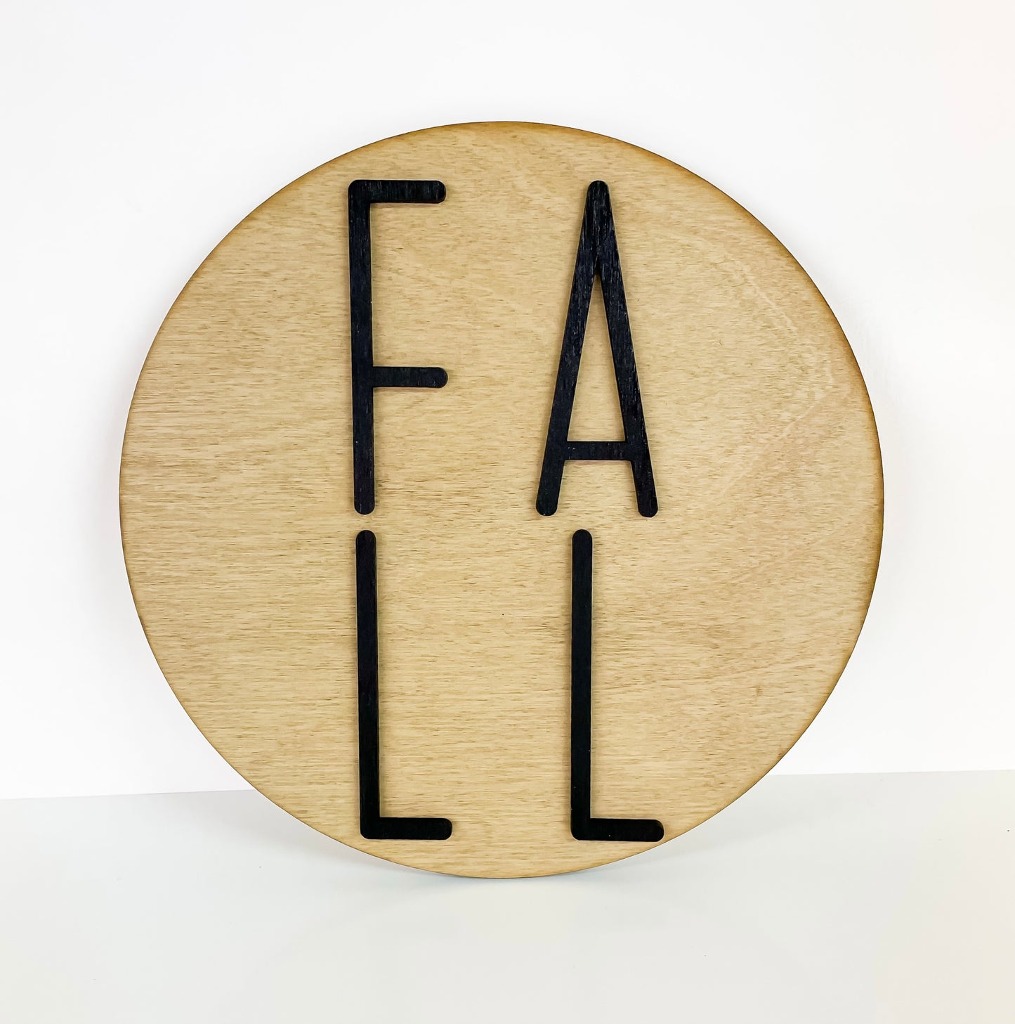 Fall round sign
