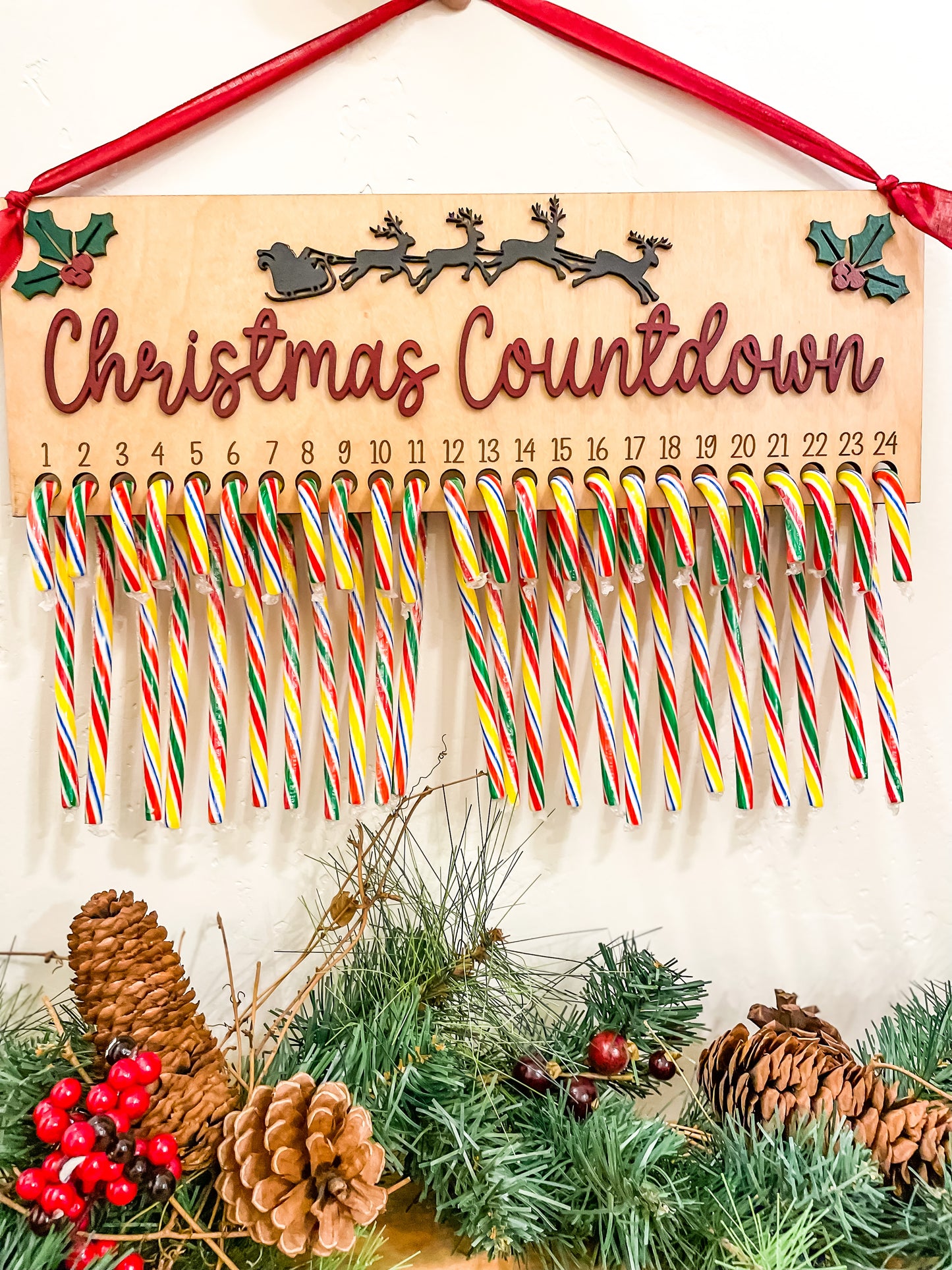 Candy Cane Christmas Countdown