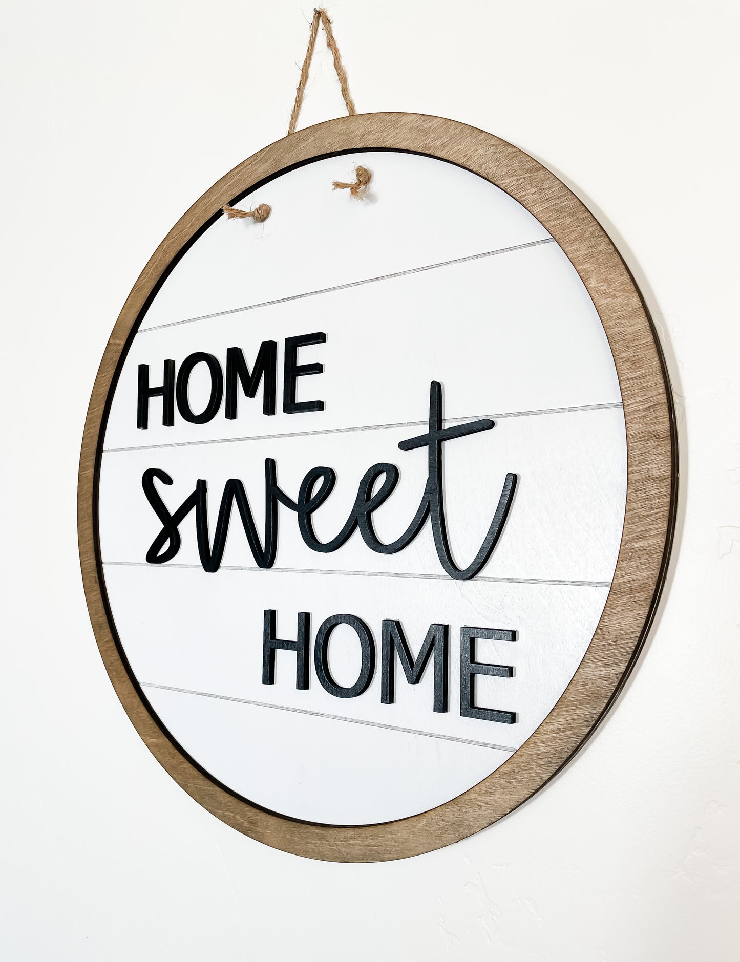 Home Sweet Home Round Sign
