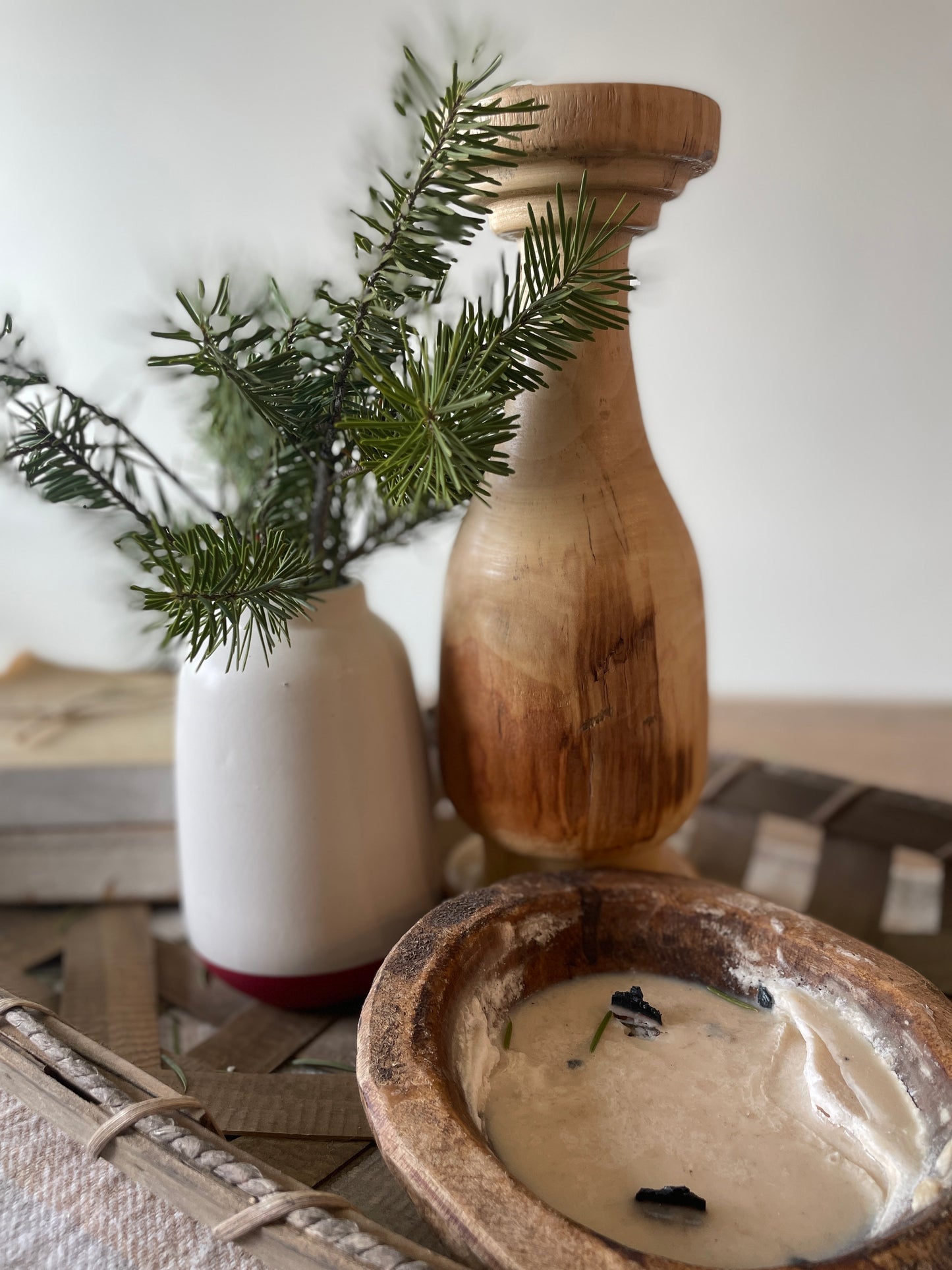 Decorative wood Pedestal