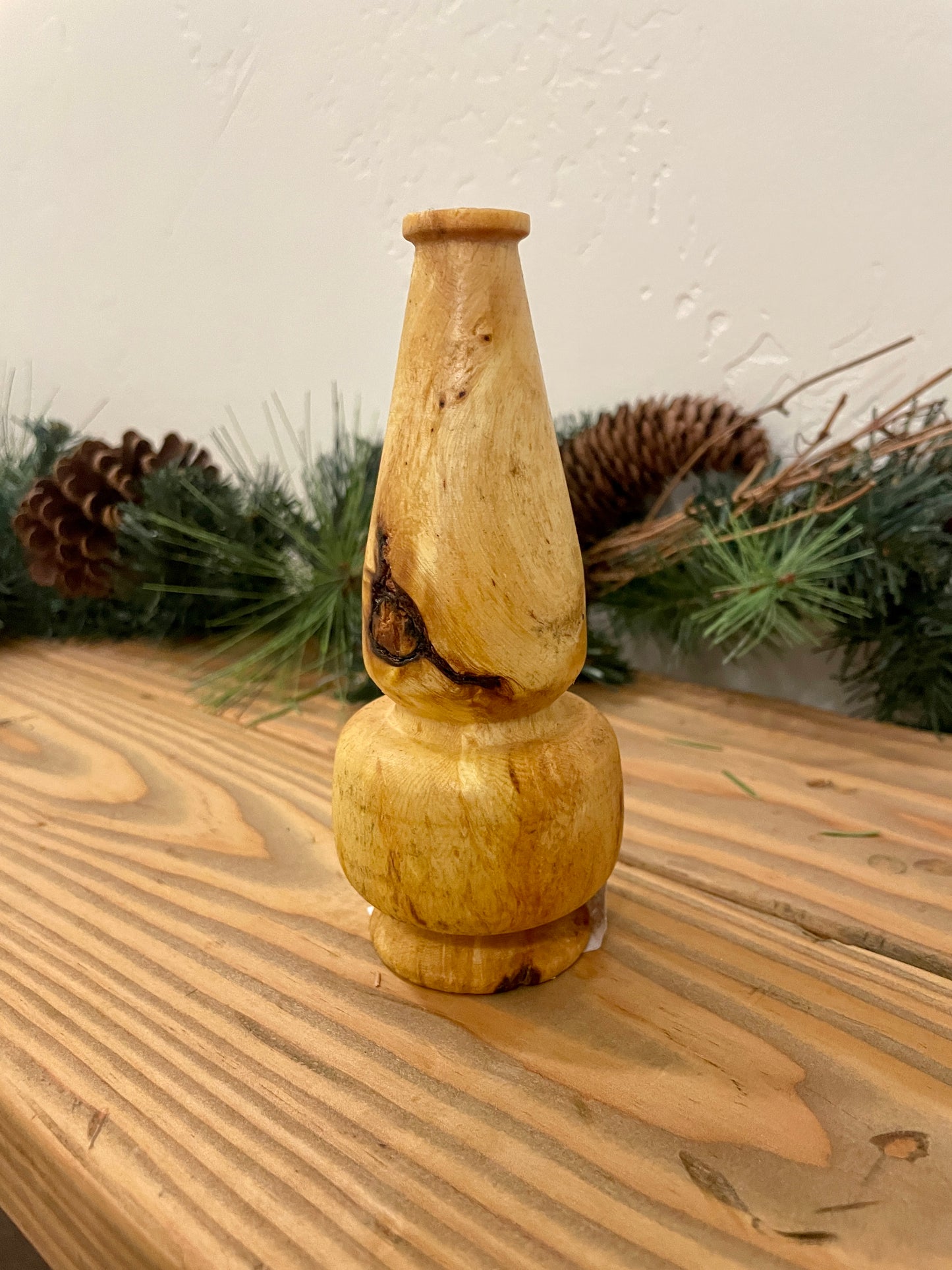 Small Wood vase