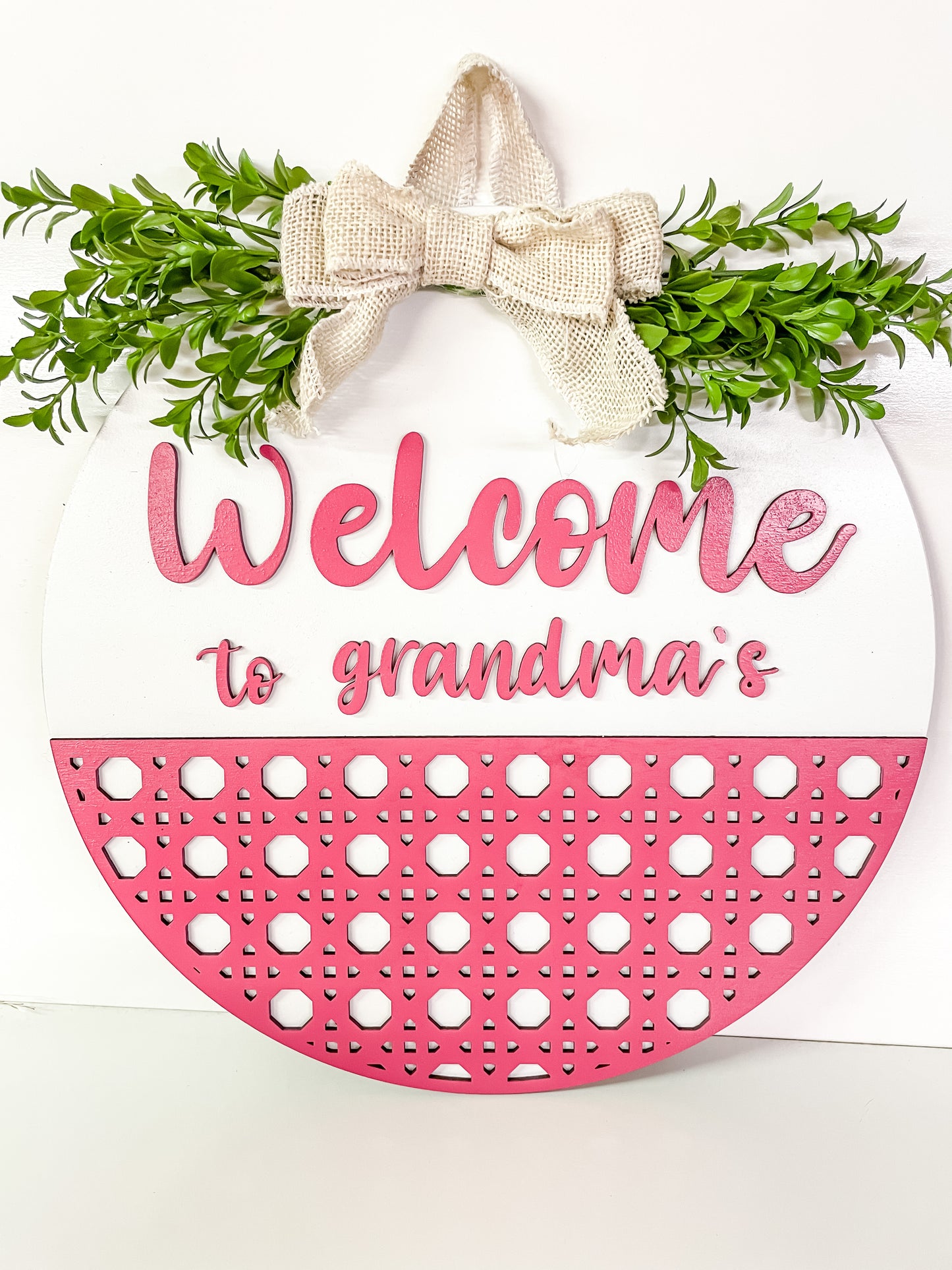 Welcome Grandparents Round Signs