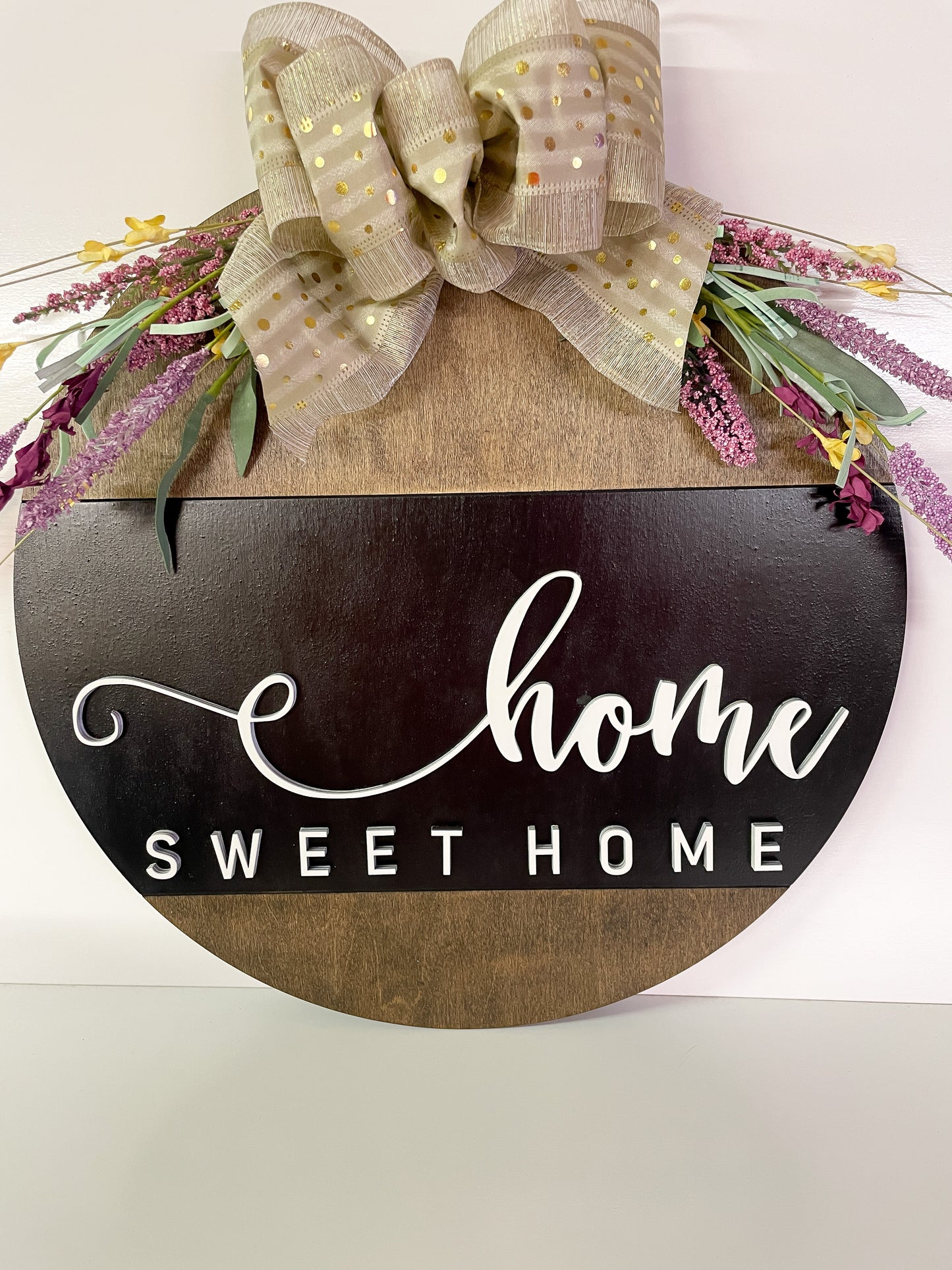Home Sweet Home Round Sign