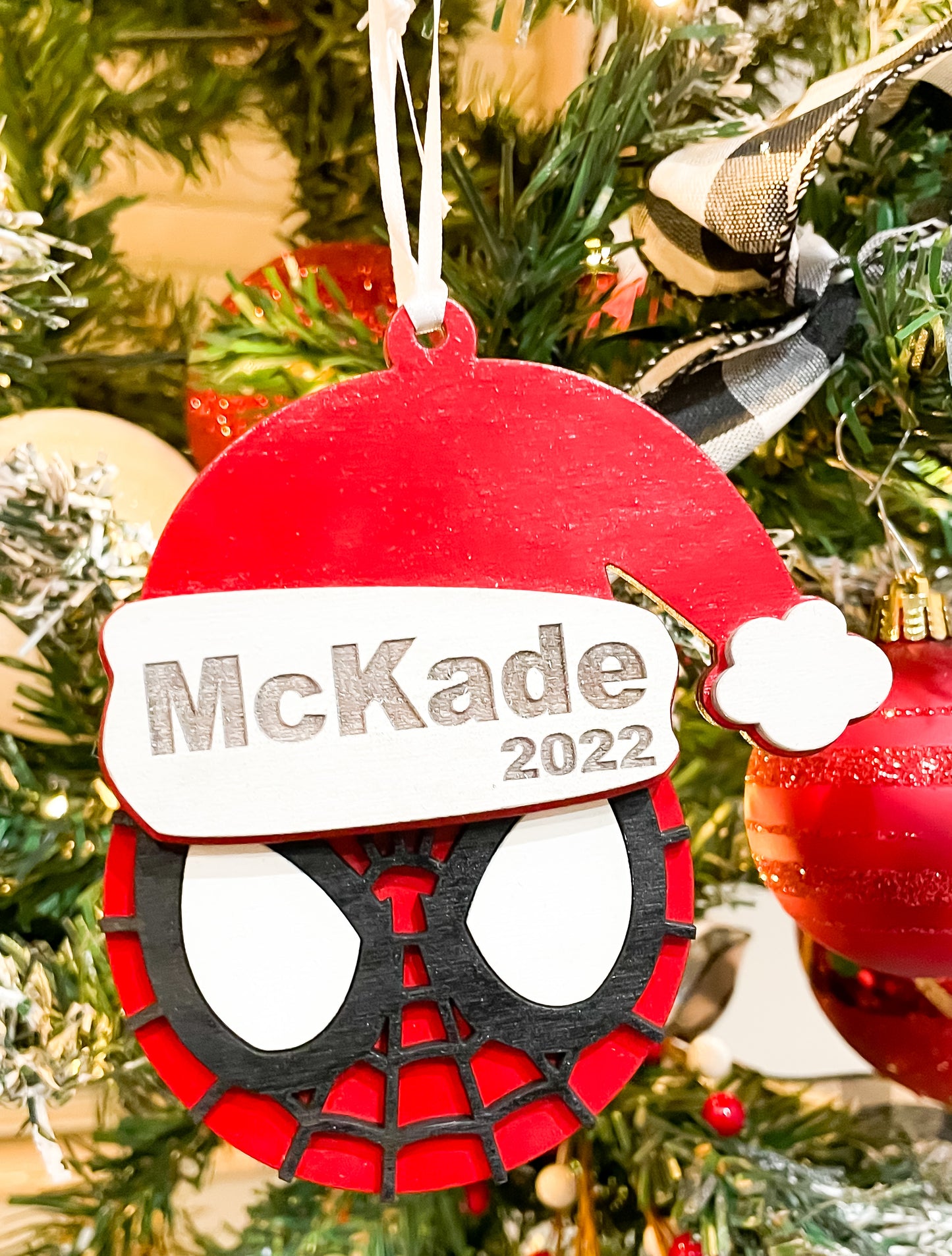 Spidey personalized ornament