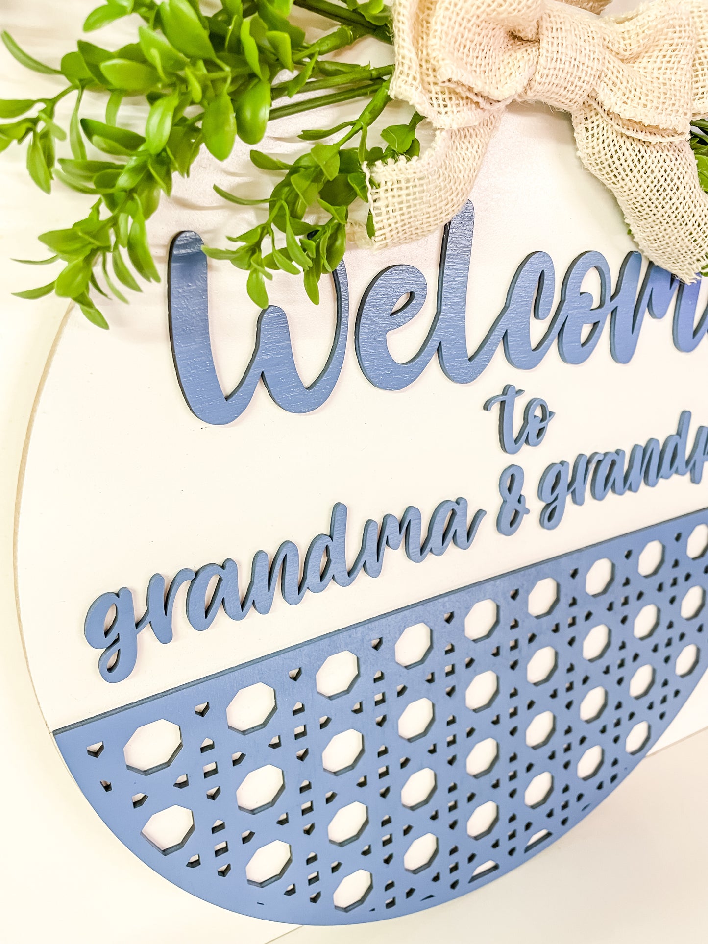 Welcome Grandparents Round Signs