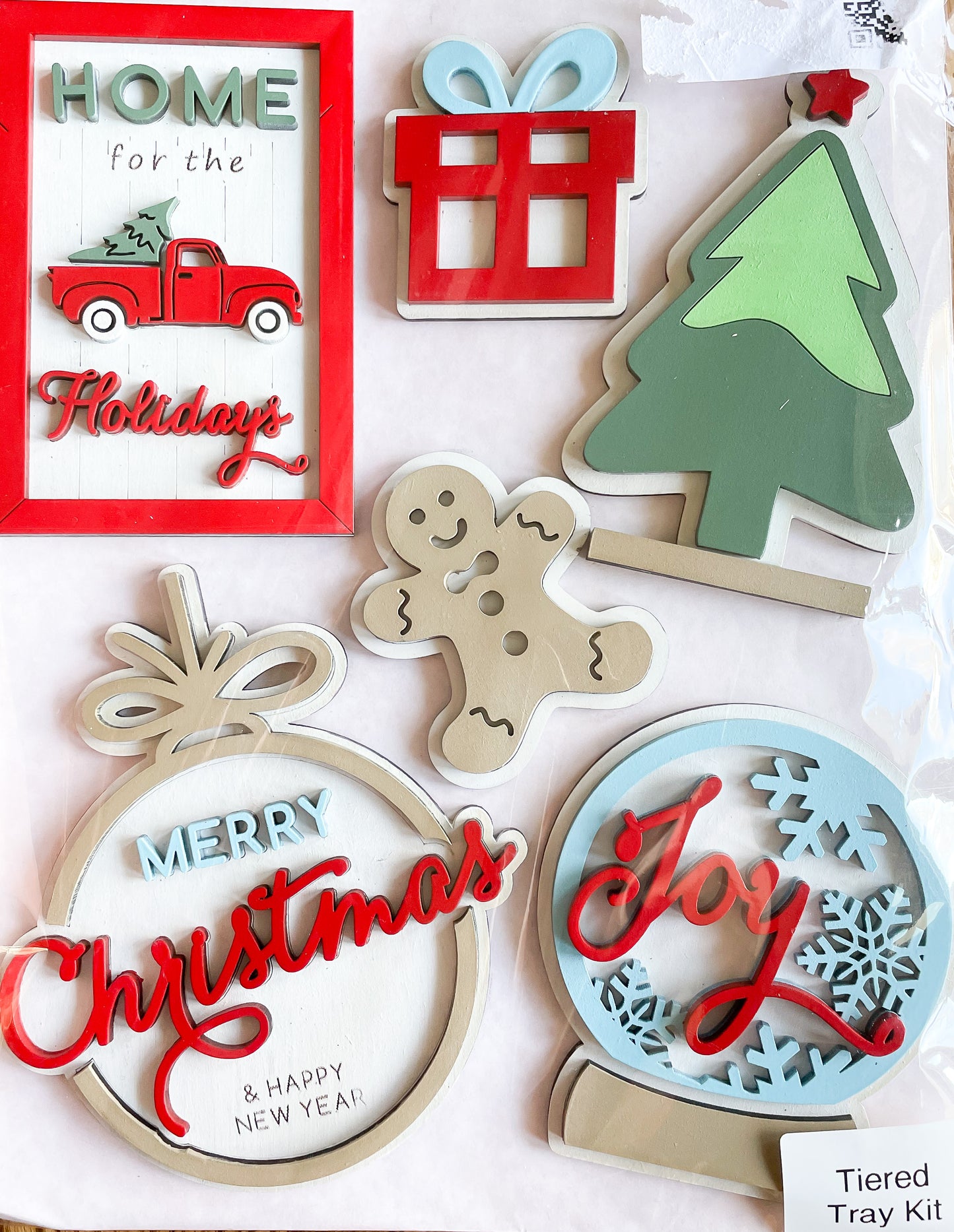 Christmas Tier Tray Set