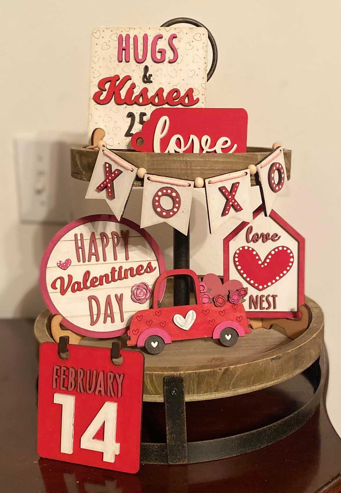 Truck Valentine’s Tier Tray Set