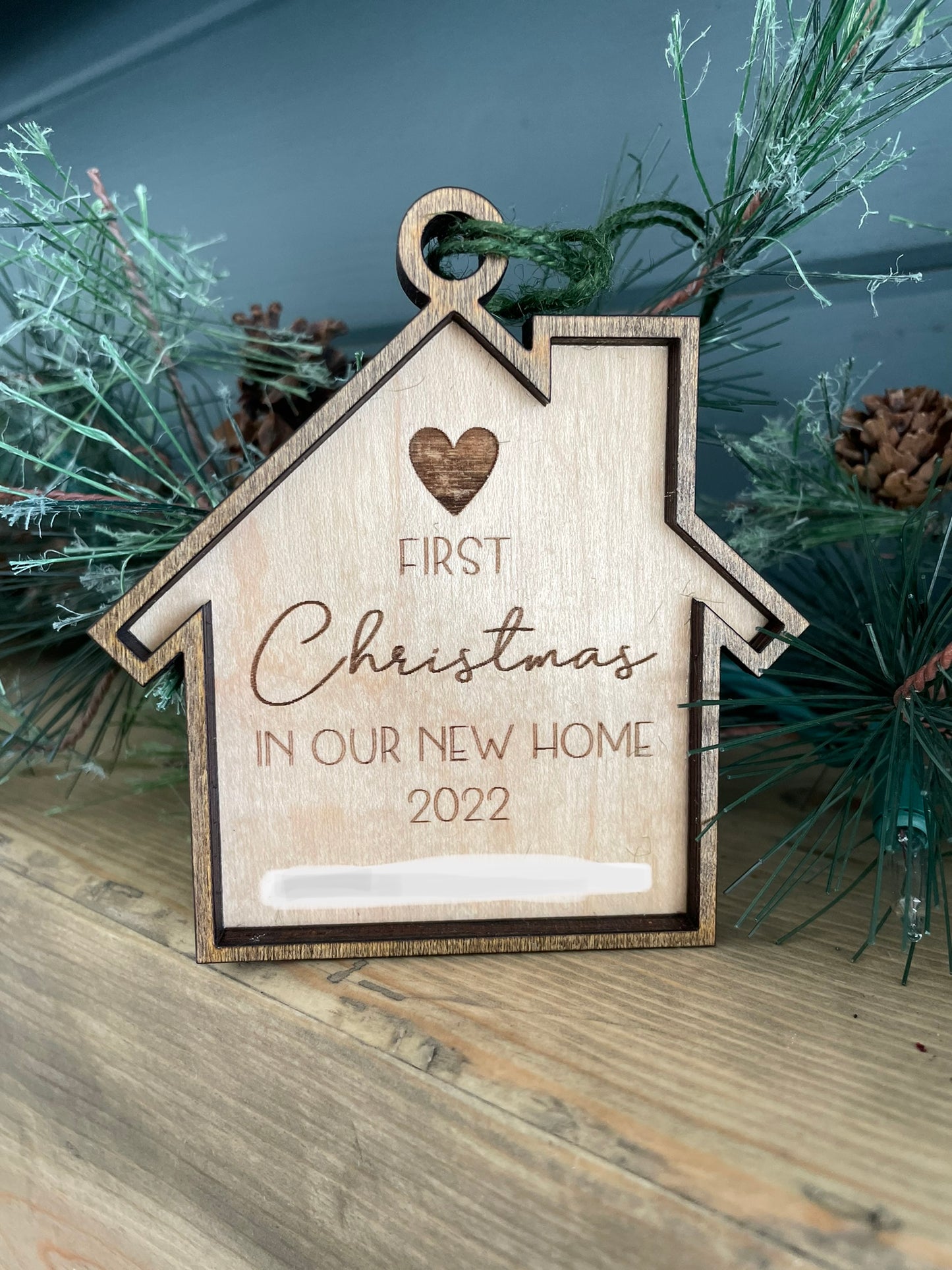 First Christmas home ornament