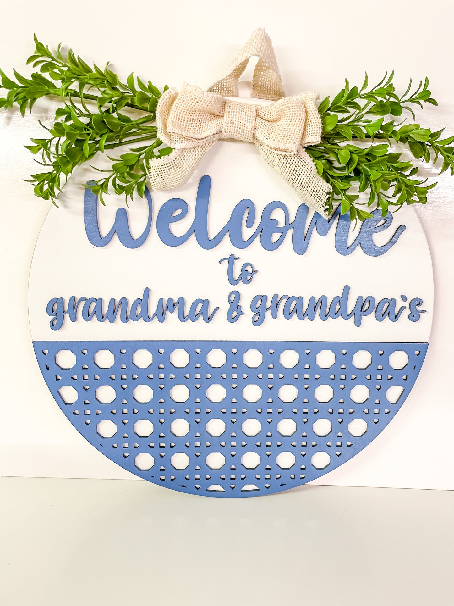 Welcome Grandparents Round Signs