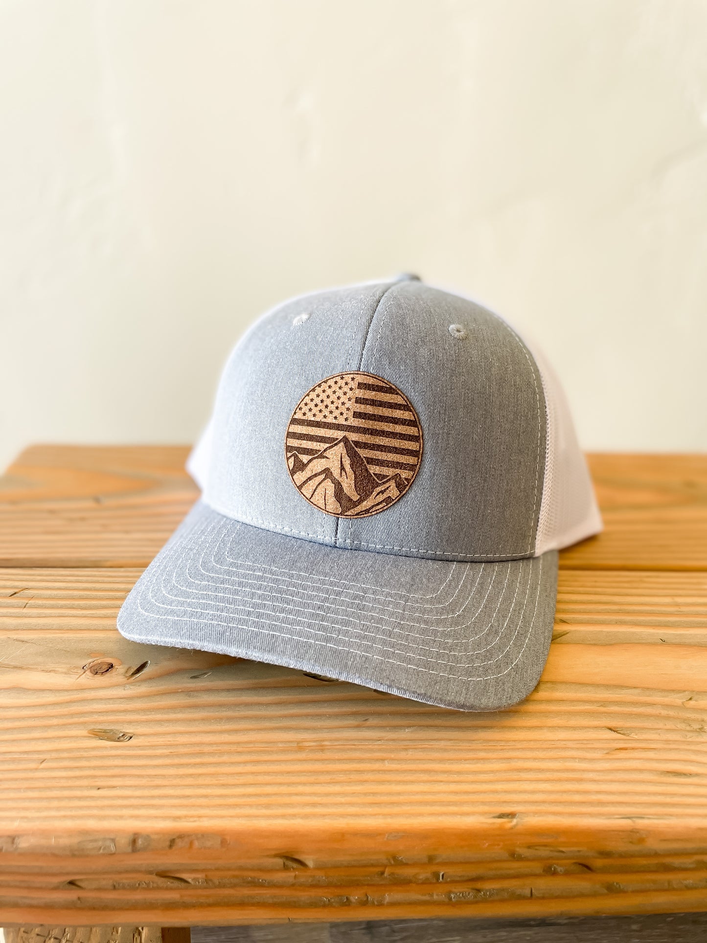 American Flag Mountains Hat