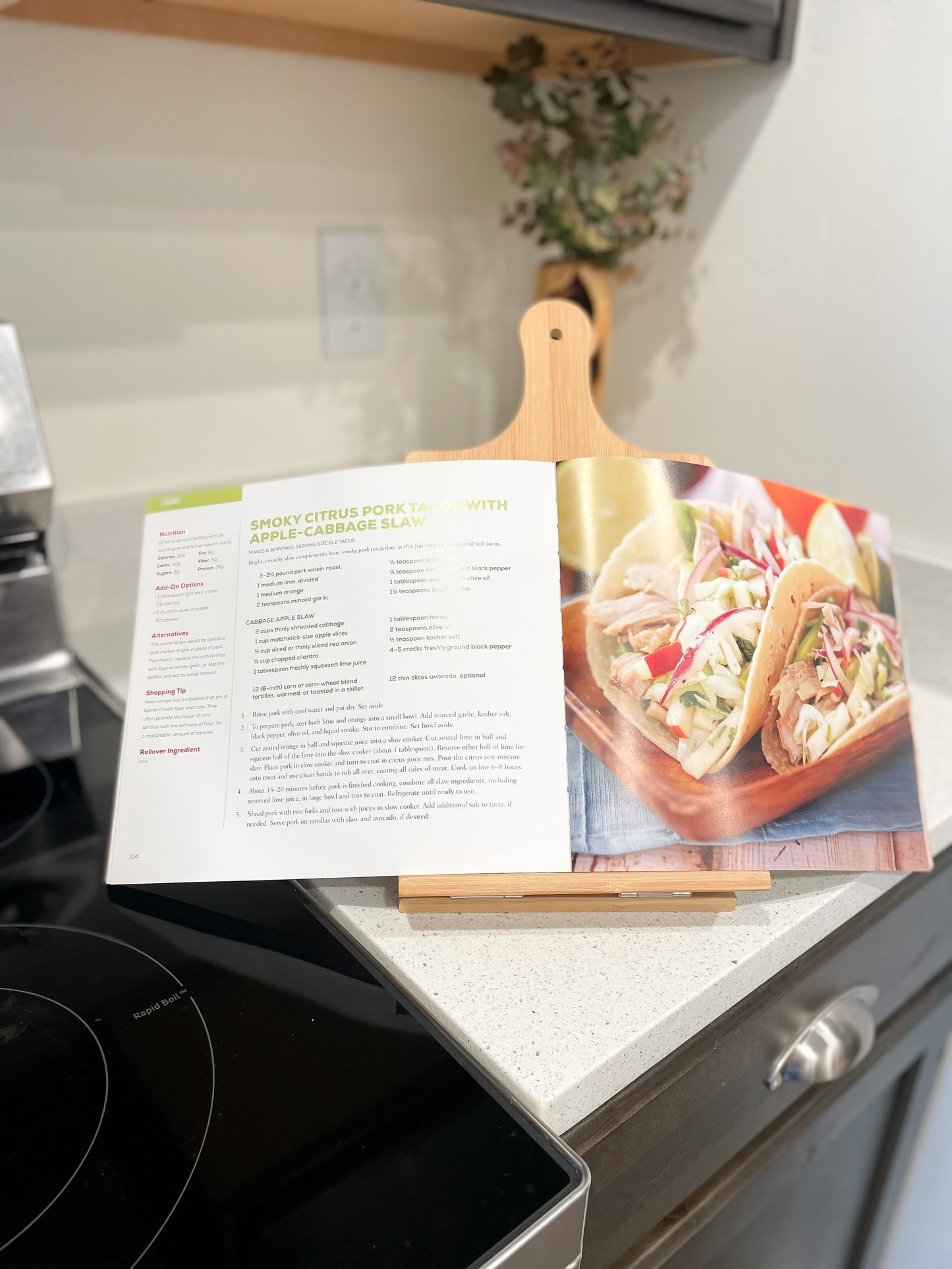 Cookbook stand
