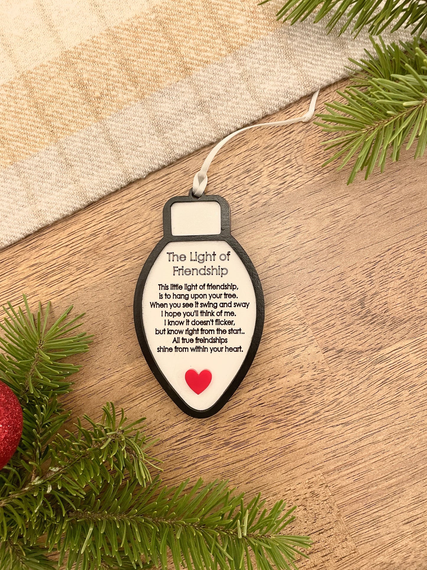 Light of Friendship ornament