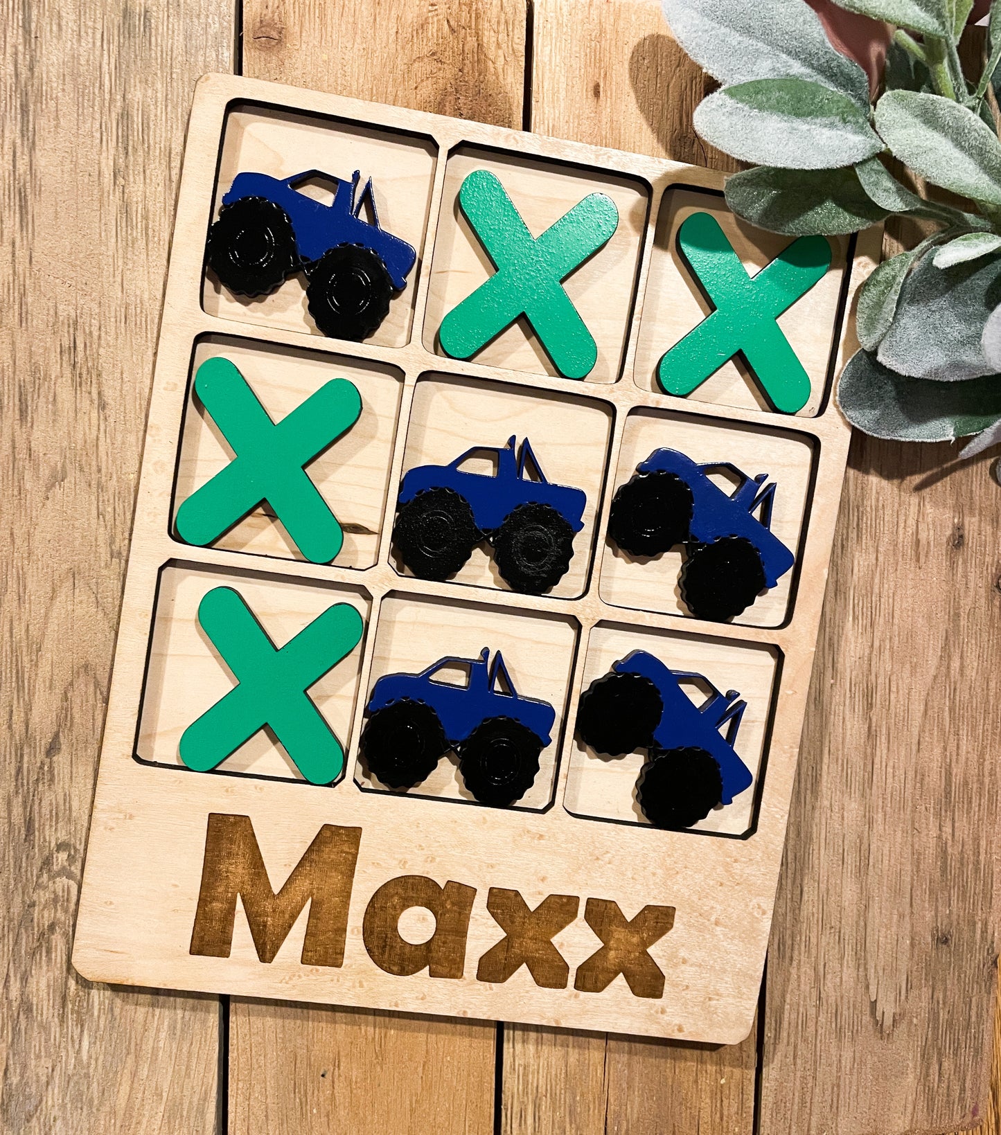 Personalized Tic Tac Toe board