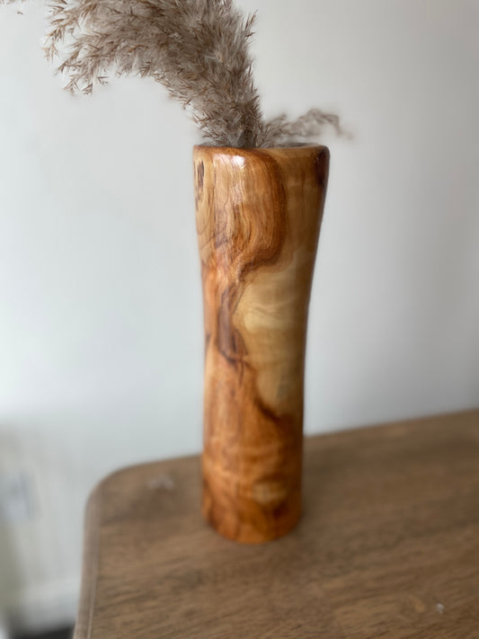 Wood vase