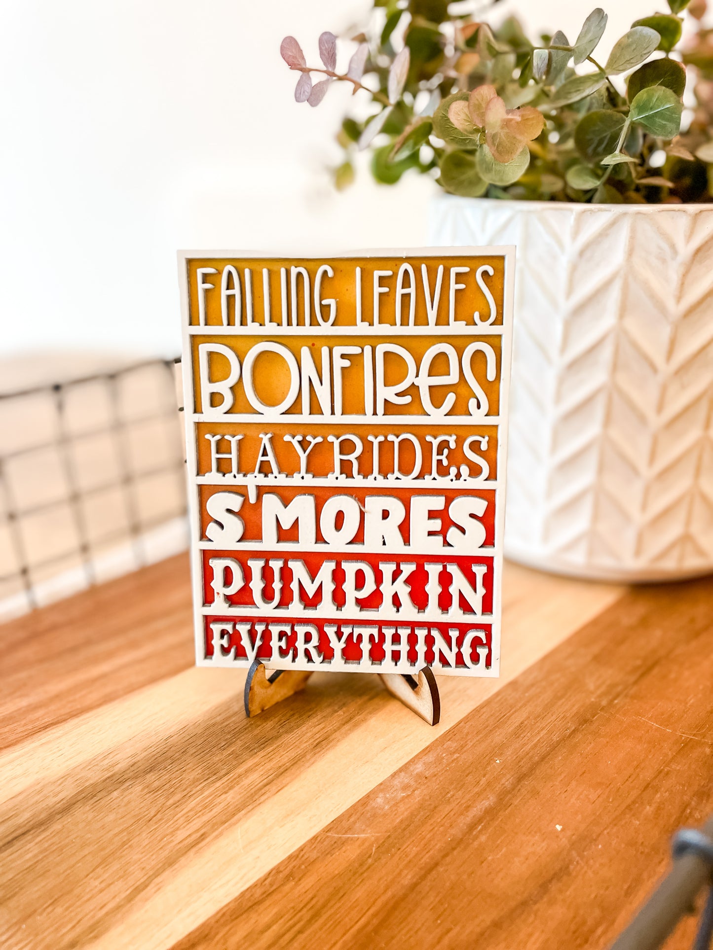 Fall Mini Signs