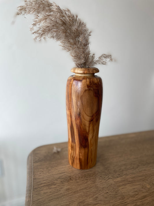 Wood vase