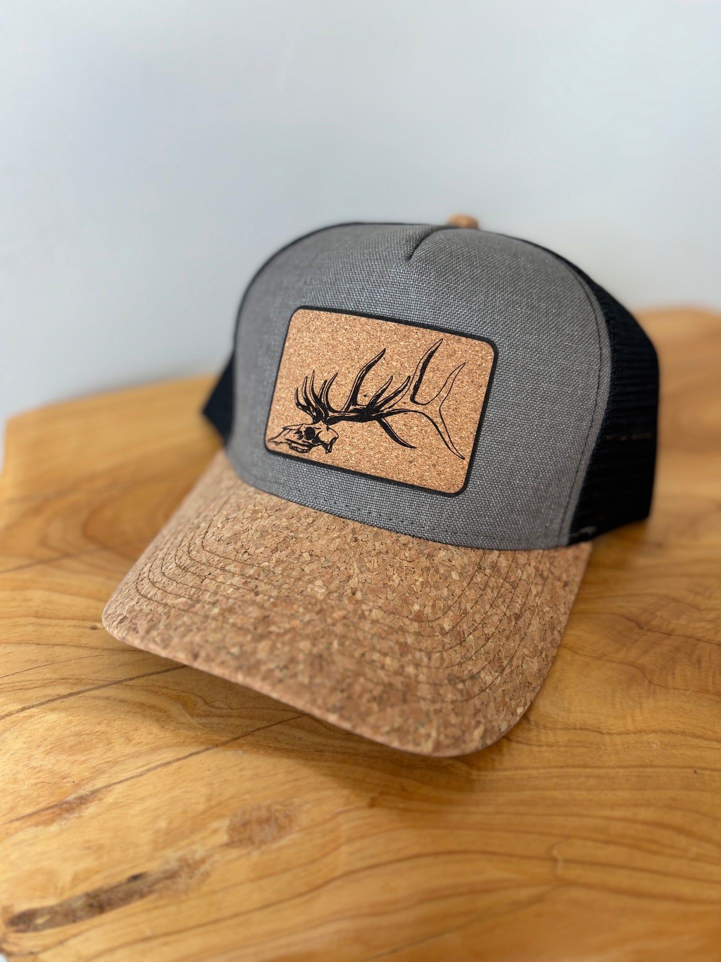 Elk Skull Cork Hat