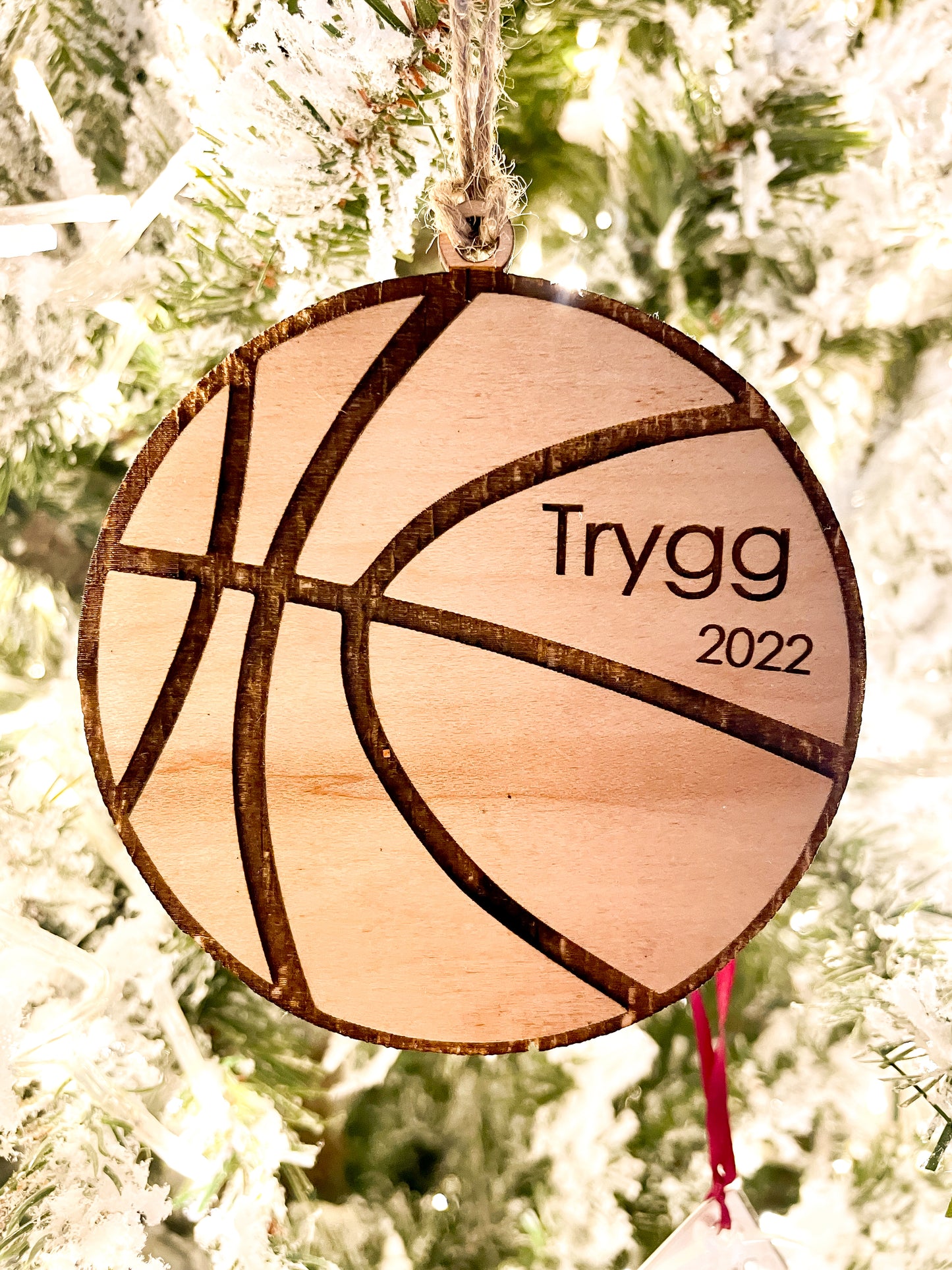 Sports personalized ornament