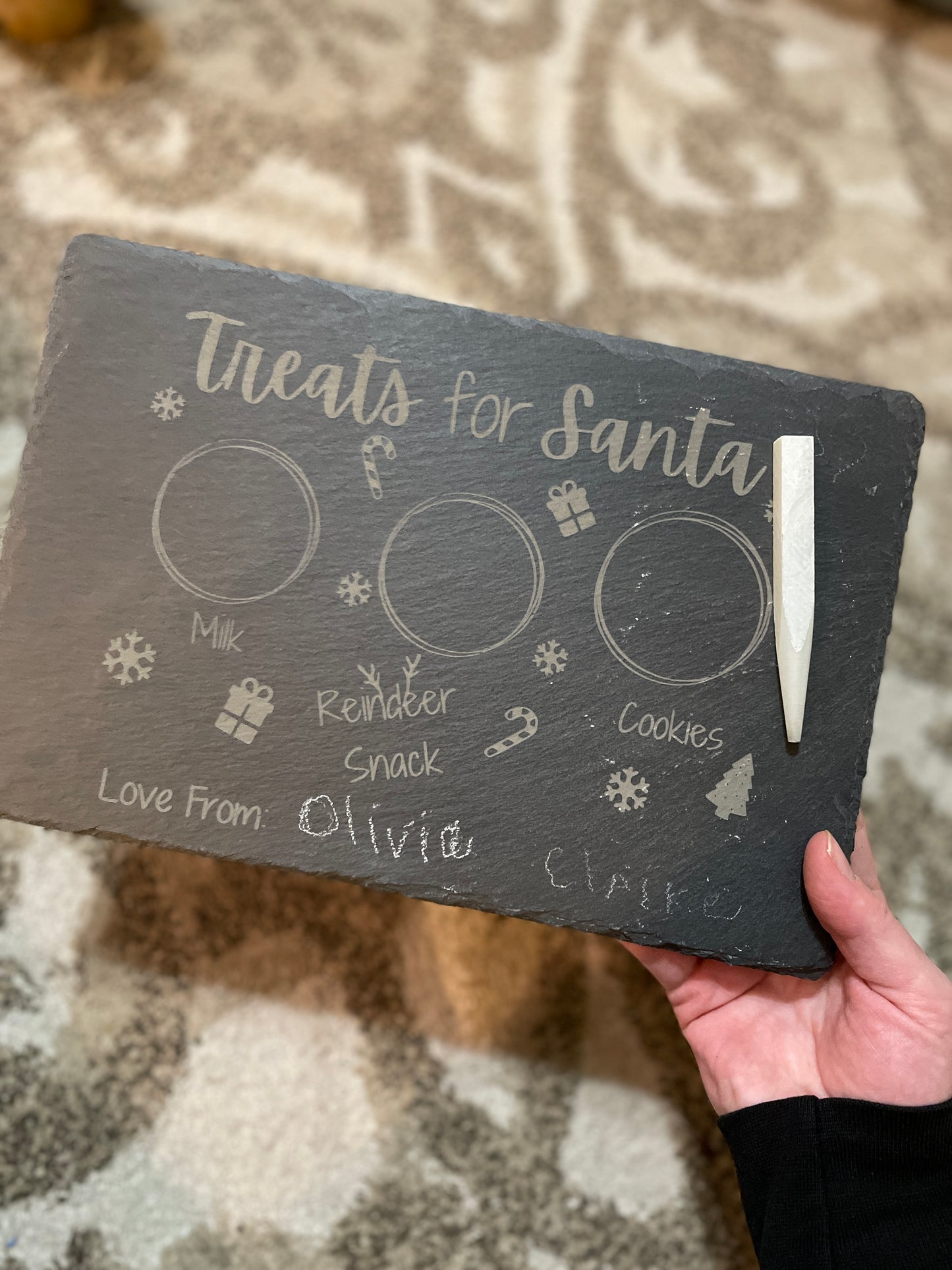 Treats for Santa tray