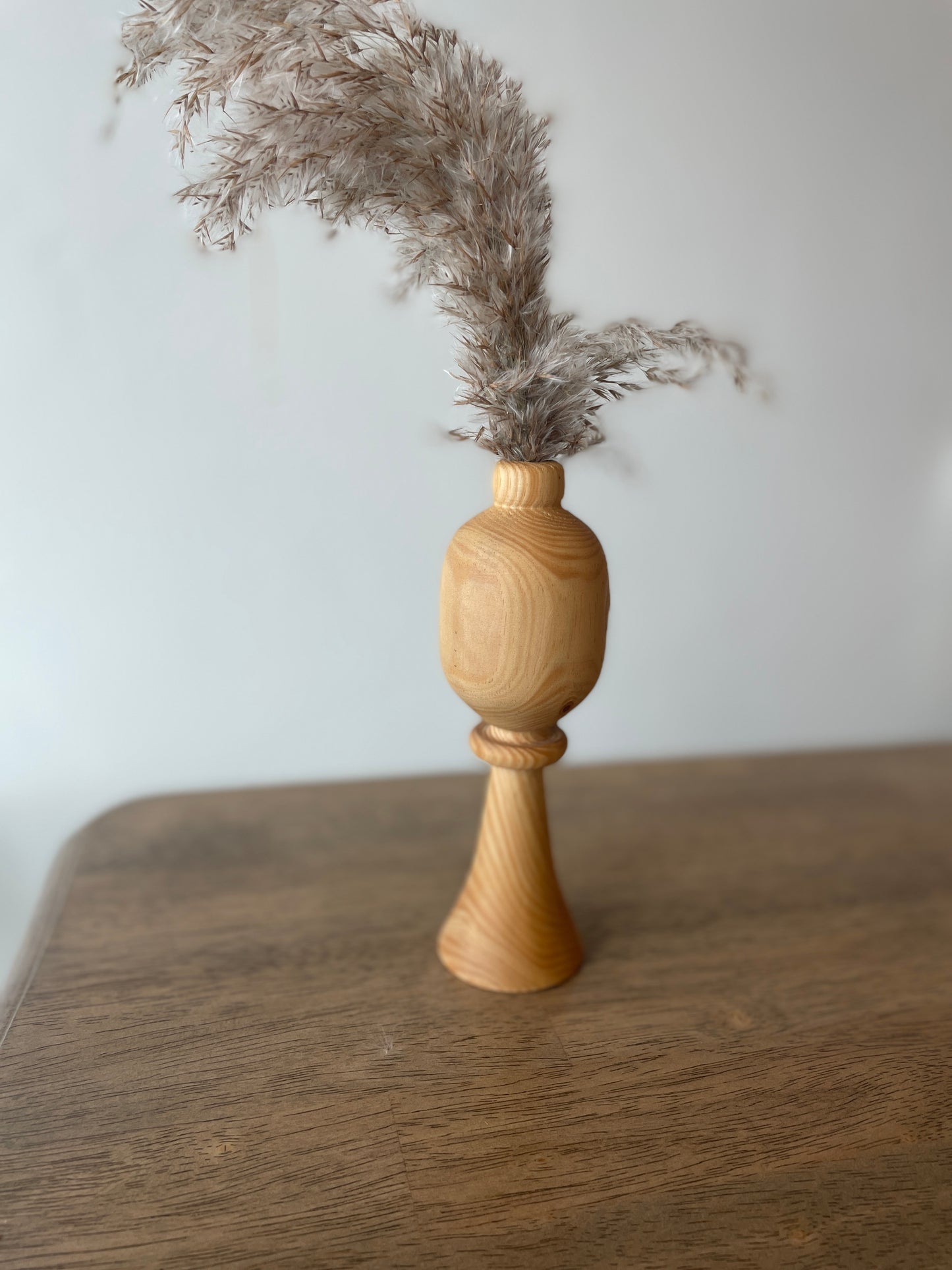 Wood vase