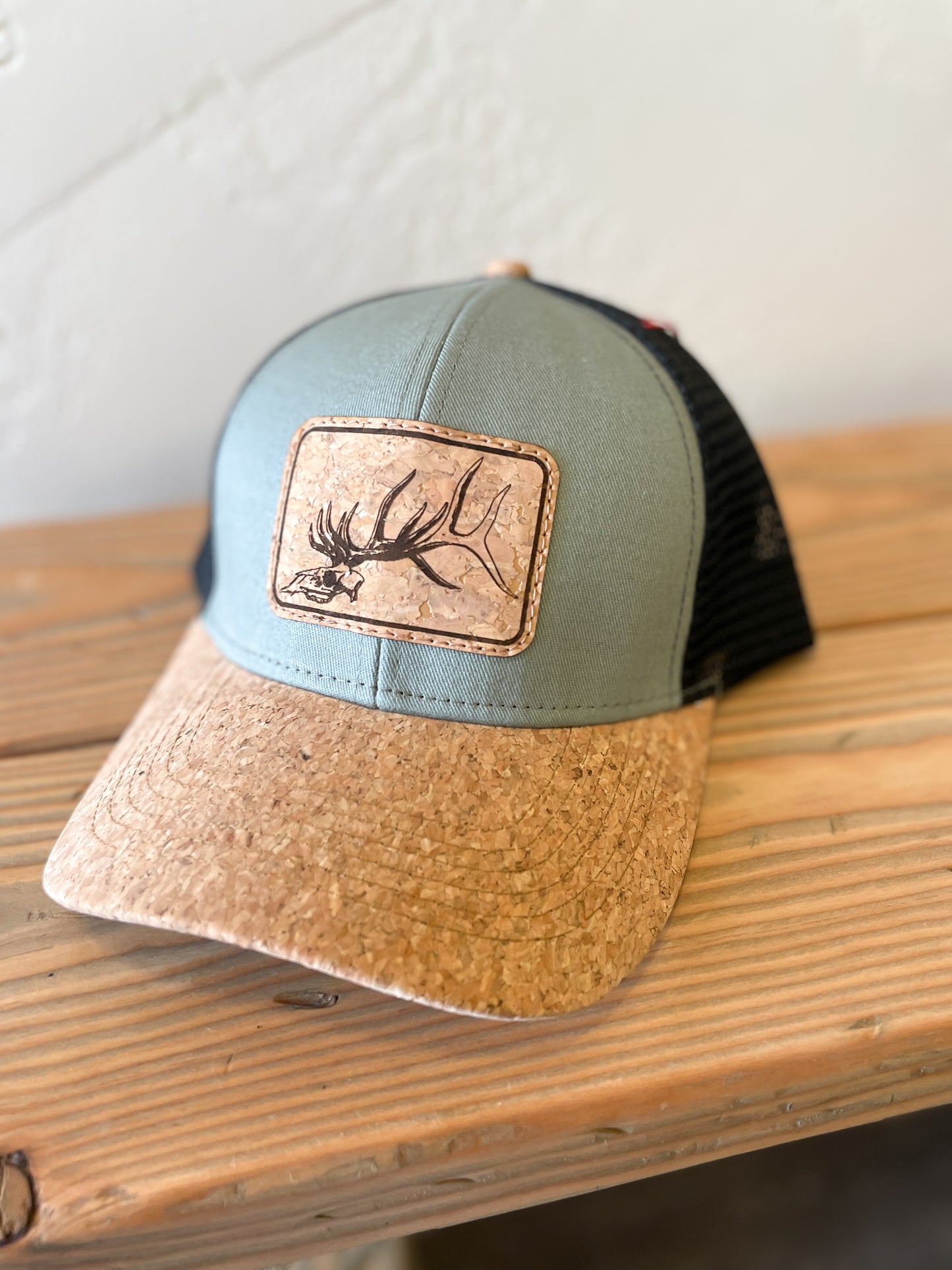 Elk Skull Cork Hat