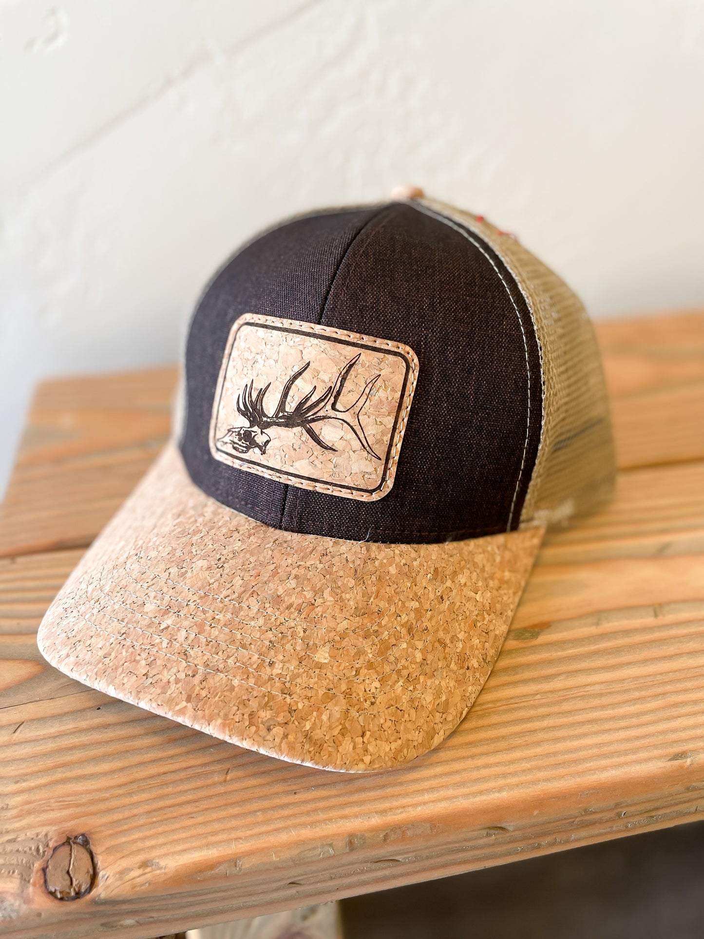 Elk Skull Cork Hat