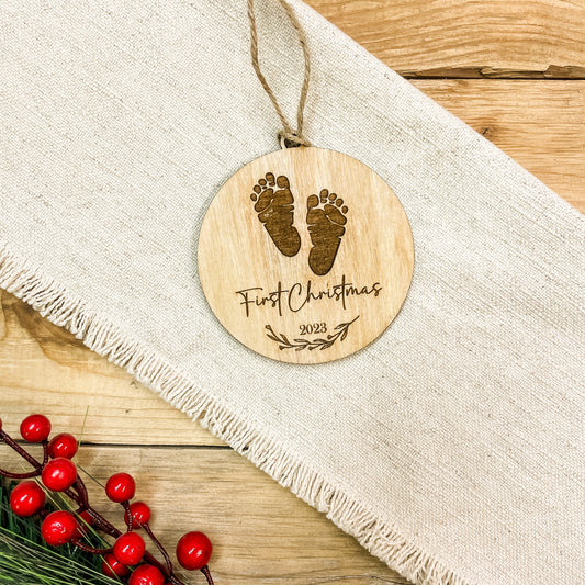 Baby First Christmas personalized Ornament