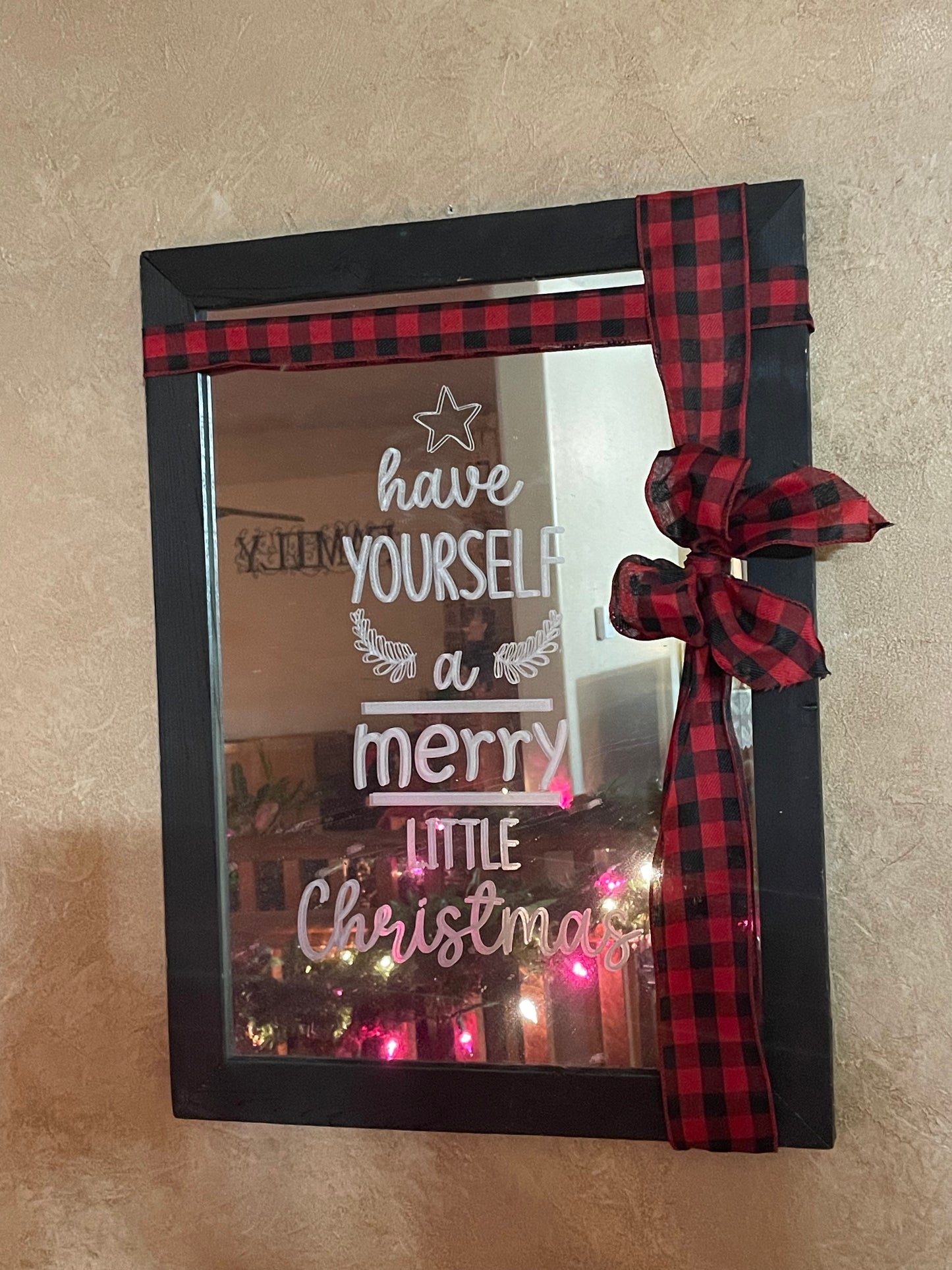 Have yourself a Merry little Christmas mirror