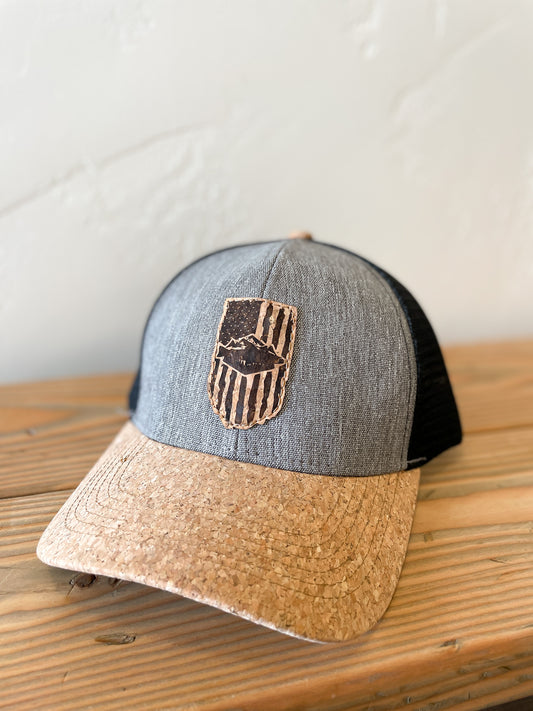 Trout Flag Cork Hat