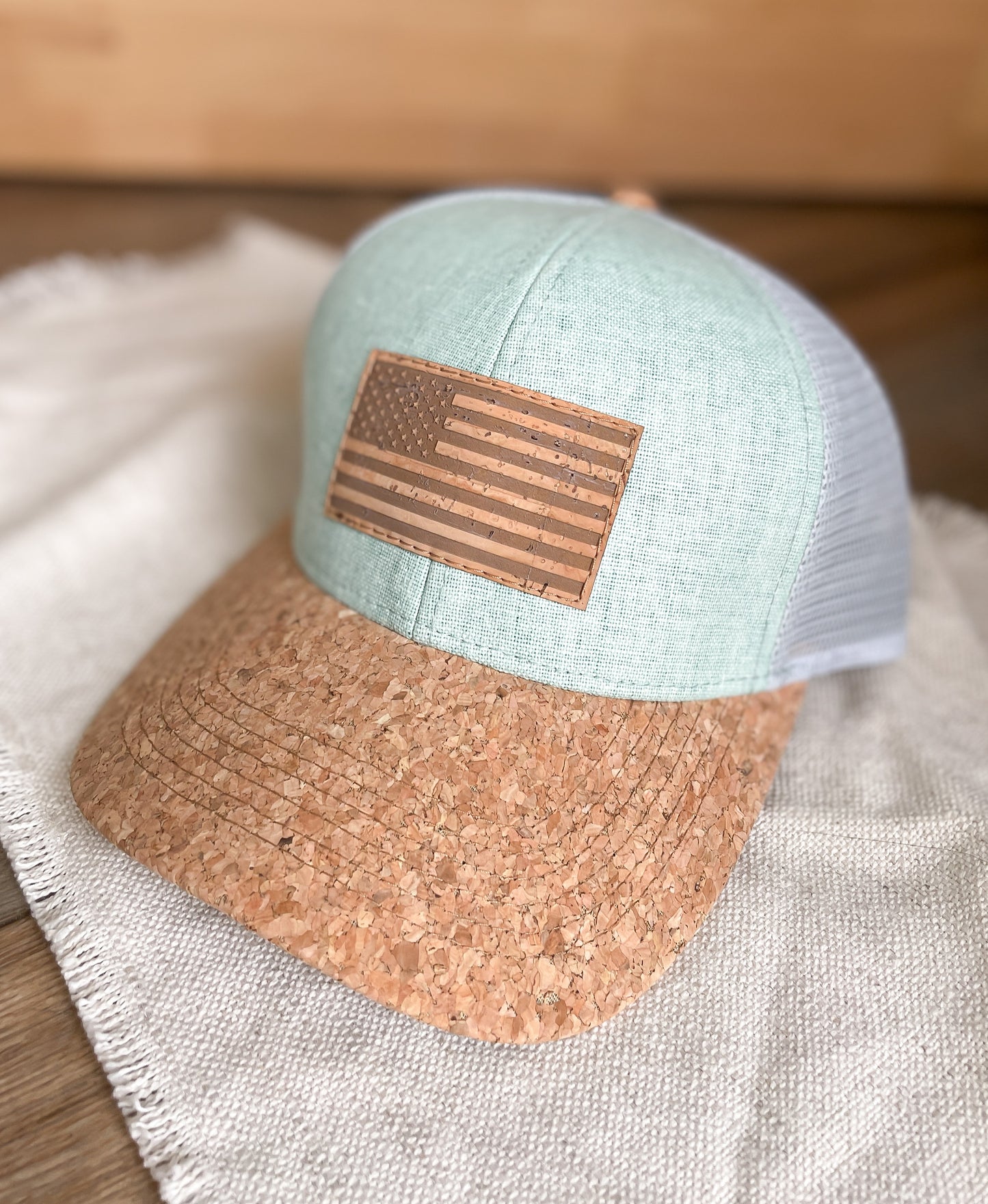 American Flag Cork Hat