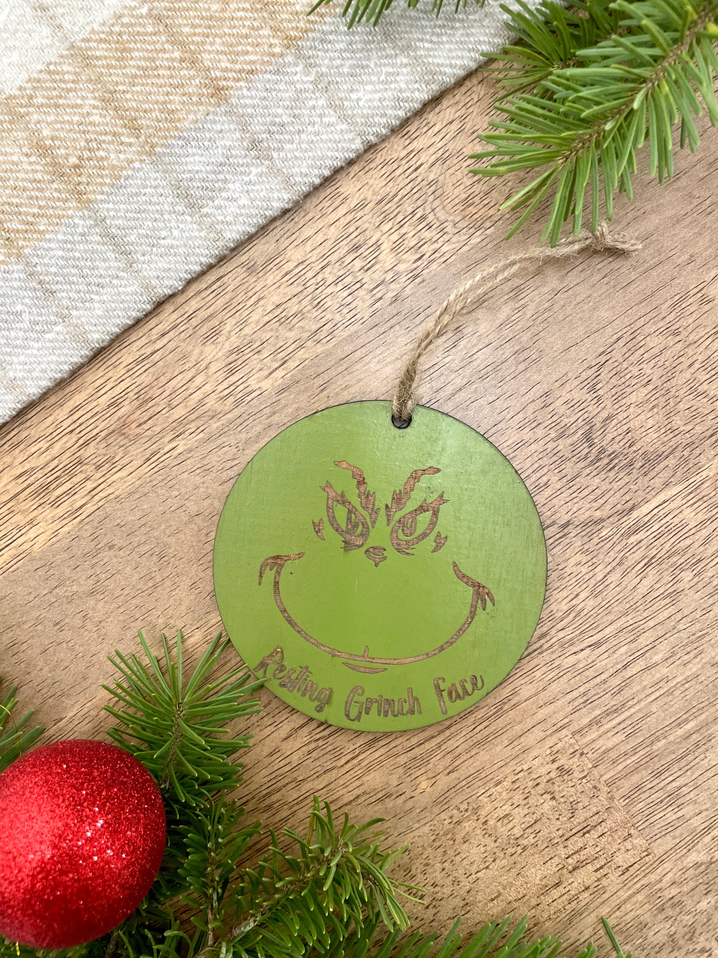 Grinch ornament