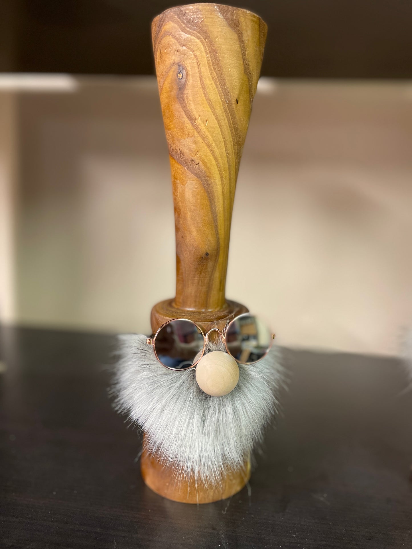 Gnome with glasses