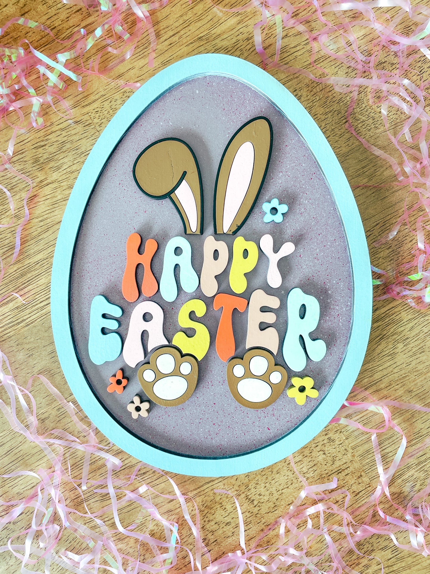 Happy Easter Egg Sign