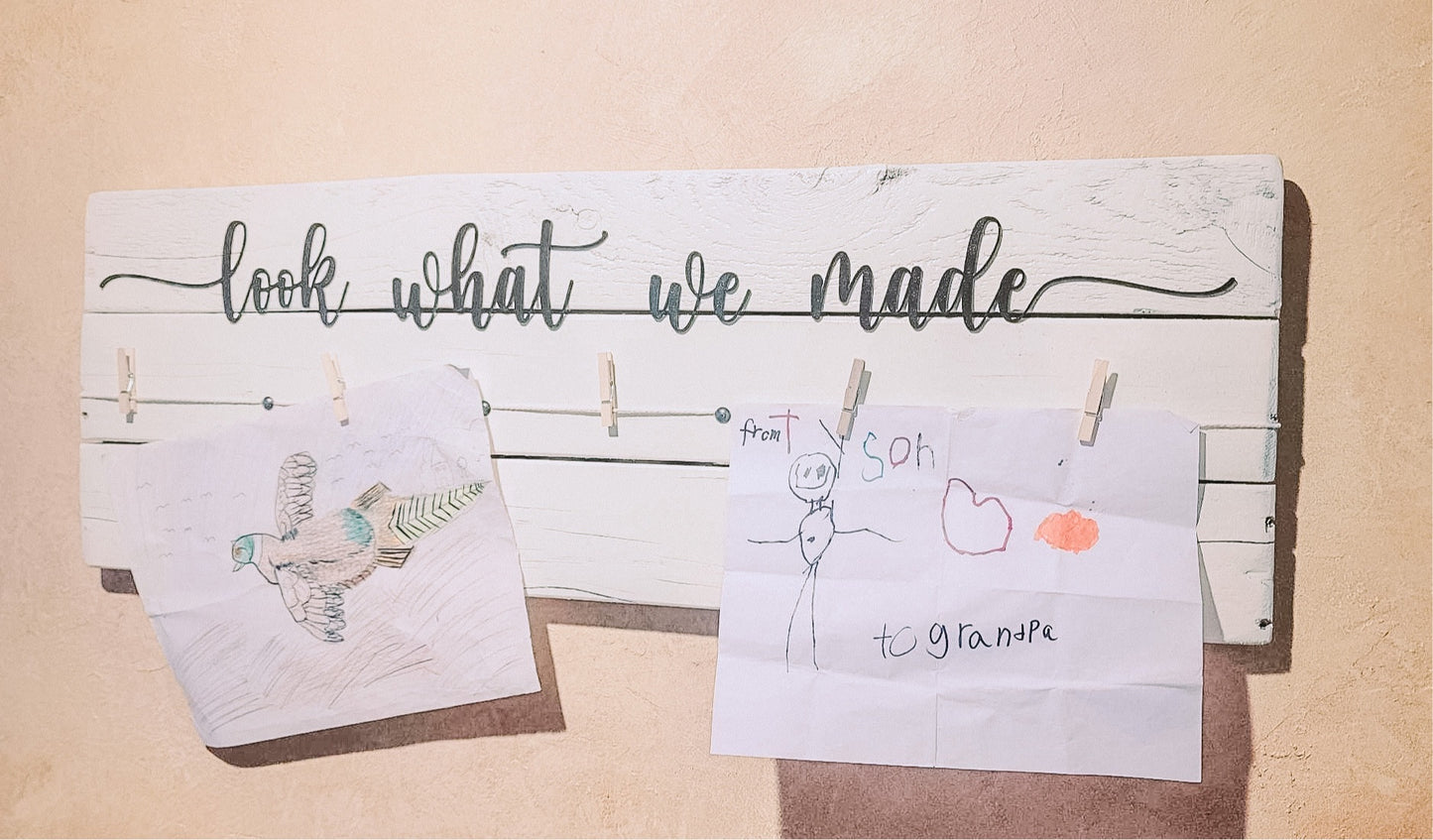 Look what I made sign
