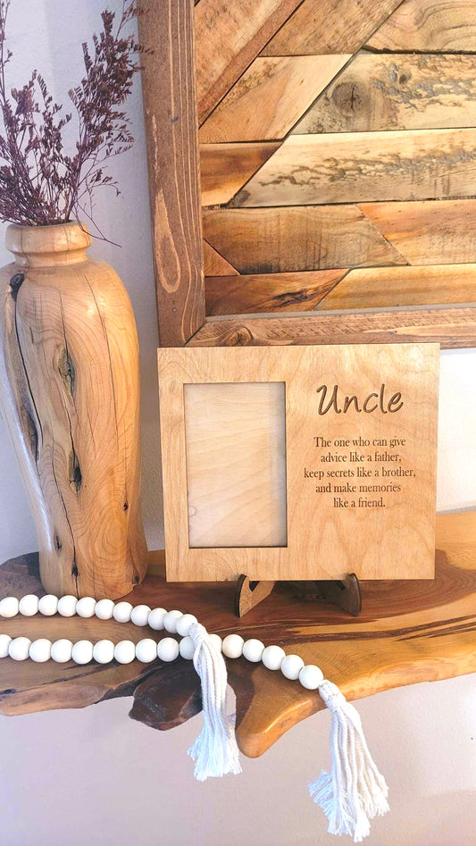 Uncle picture frame