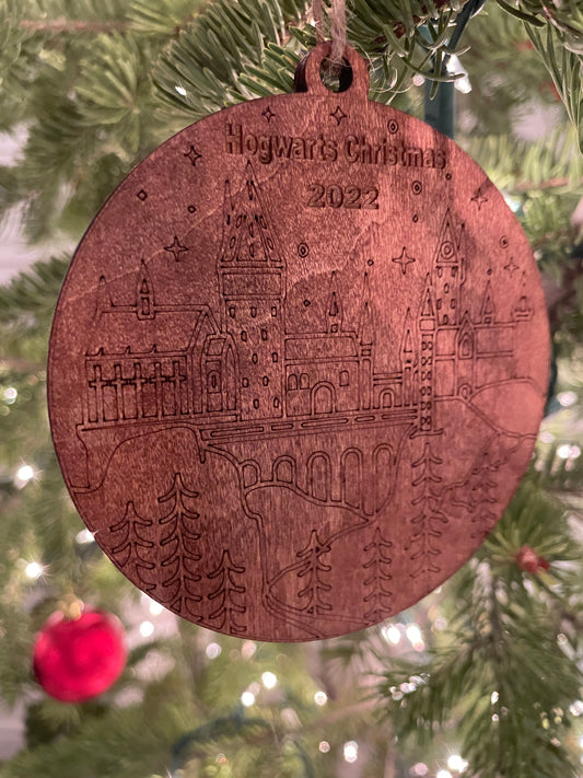 Hogwarts Christmas ornament