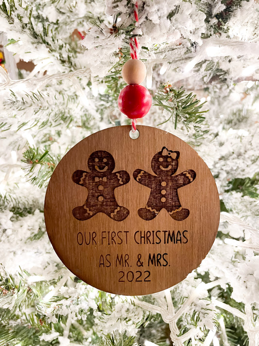 Our first Christmas gingerbread ornament