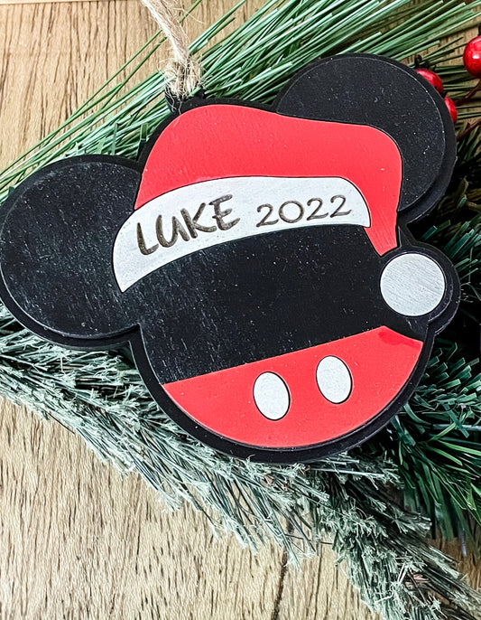 Mickey Mouse personalized ornament