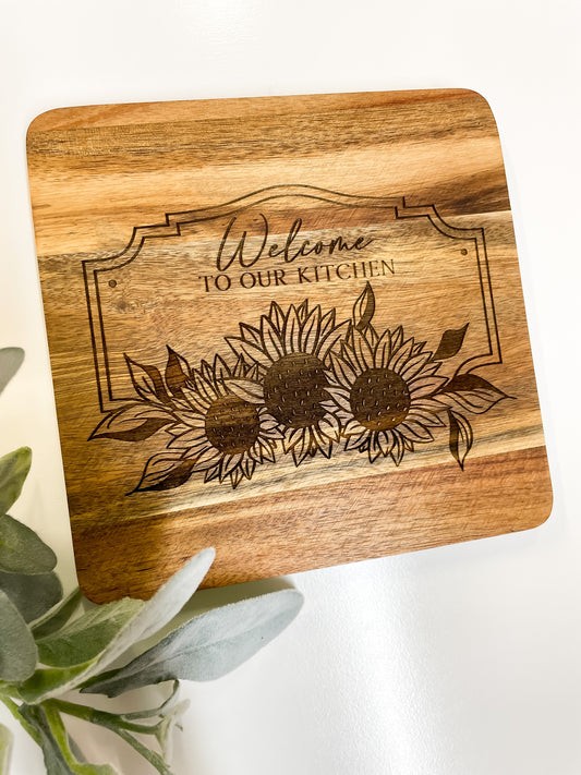 Sunflower Cutting Board