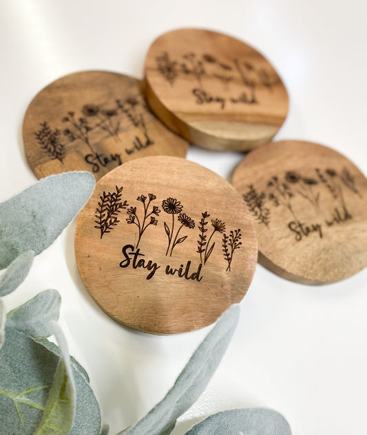 Stay Wild Coasters