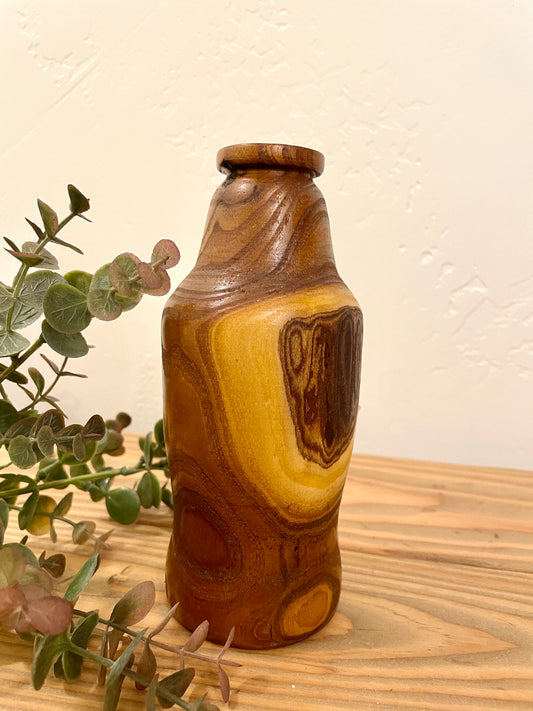 Wood vase