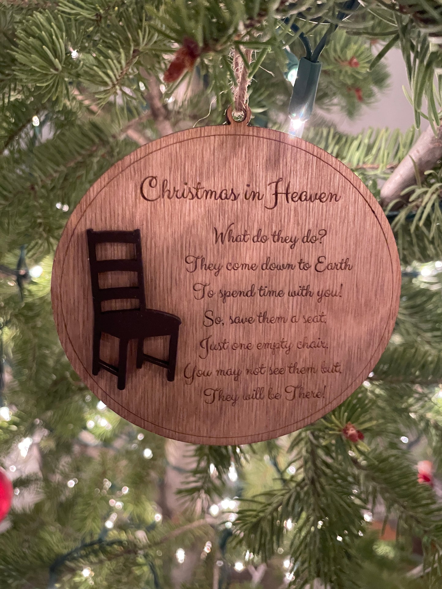 Christmas in Heaven ornament