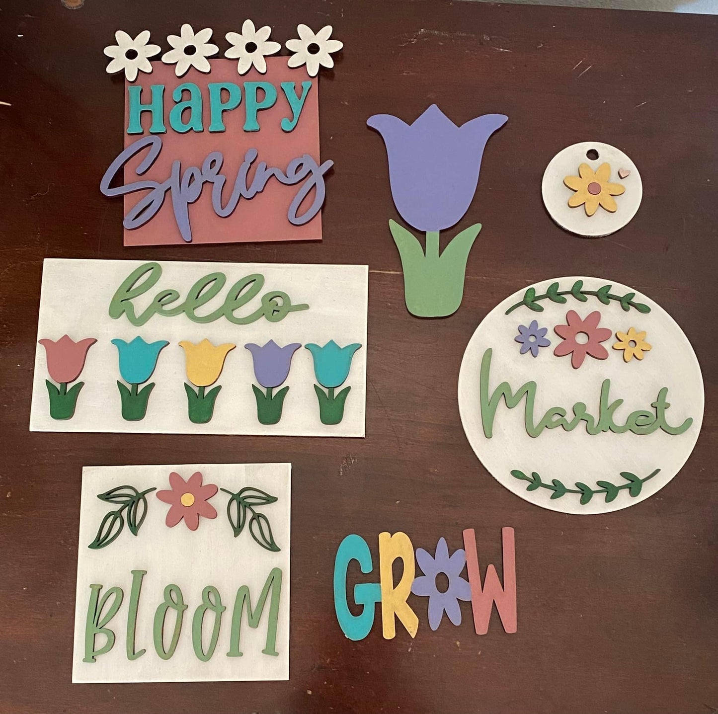 Hello Spring Tier Tray Set